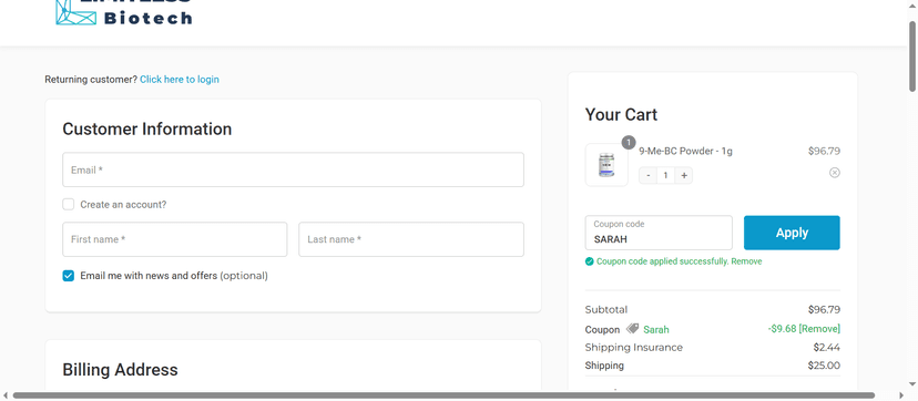 First Order Discount - 10% Off by Limitless Life Nootropics for New Users
